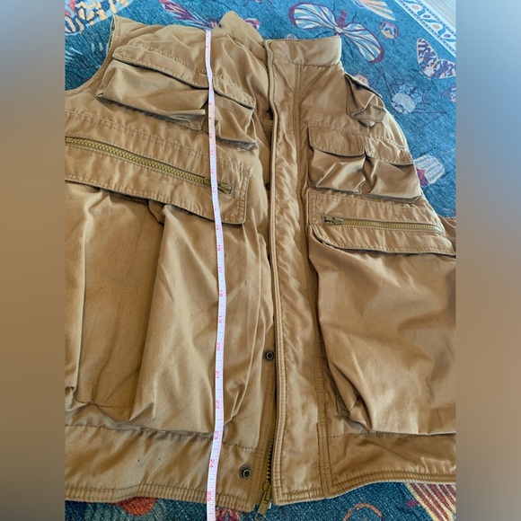 XL Cabela’s Vest Down Khaki Cargo Vintage Hunting Sidney Nebraska USA - Picture 5 of 10